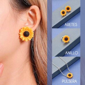sunflower jewelry set